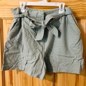 ASOS linen blend shorts, size 8